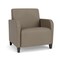 Lesro Siena Lounge Reception Wide Guest Chair, Black, MD Farro Upholstery SN1201 - alternate 1